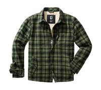 Brandit Classic Sherpa Full Zip Fleece Green M Men