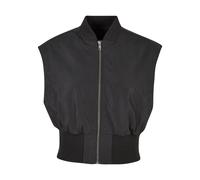 Jacket court sans manches femme grandes tailles Urban Classics Noir 4XL