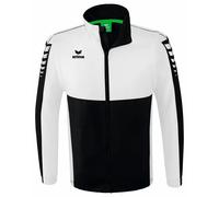 Erima Adult Six Wings Jacket with Detachable Sleeves, Black, XL