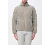 K-Way - Two-material Jacket - Samson 4.0 Orsetto Grey Shadow Dk Ecru for Men in Nylon - Size XL Grey XL