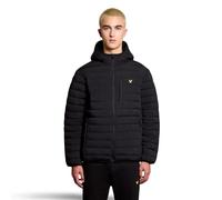 Lyle & Scott Men's Stretch Lightweight Quilted Jacket, Jet Black, XS