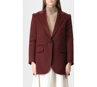 Jacket MAX MARA Woman color Burgundy - Size: 40 - female