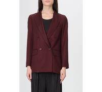 Jacket MAX MARA Woman color Burgundy - Size: 44 - female
