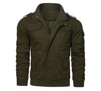 Jacket Men, Men's Outdoor Workwear Jacket Slim Fit Athletic Casual Style With Multiple Pockets For Daily Wear