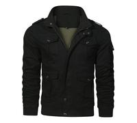 Jacket Men, Men's Outdoor Workwear Jacket Slim Fit Athletic Casual Style With Multiple Pockets For Daily Wear
