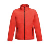 Regatta Octagon Ii Red Men's Waterproof Stretch Softshell Jacket #TRA688