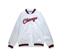 Jacket satin Chicago Bulls Blanc M