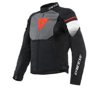 Dainese Air Fast Motorcycle Textile Jacket, black-grey-white, size 46