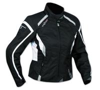 Jacket Textile Ladies Racing Motorcycle Motorbike All Season CE Armored A-PRO