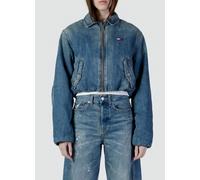 Jacket TOMMY JEANS Woman color Denim - Size: XS - female