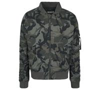 Urban Classics Vintage Camo Cotton Jacket Green S Men