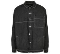 Urban Classics Men's Oversized Trucker Jacket, Black raw, M