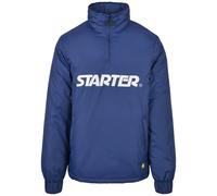 Jacket Urban Classics starter logo 1/2 zipped Bleu S
