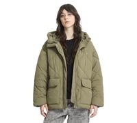 Volcom - Waterproof hooded insulated jacket - Women's - Out Of Boxy Puff - Out Of Boxy Puff W Wintermoss for Women in Nylon - Size M - Green Green M