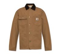 Jacket with corduroy collar, male, Carhartt Wip, Light Jackets, Brown, XL, Jackets XL