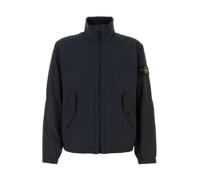Jacket with Logo - male - Stone Island - Light Jackets - Blue - M - Jackets M