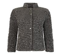 Jacket with worked fabric - female - Moorer - Light Jackets - Gray - XS - Jackets XS