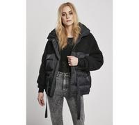 Urban Classics Sherpa Mix Puffer Jacket Black XL Woman