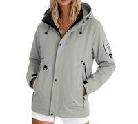 Jacket Women, Waterproof Jacket, Rain Jacket Lightweight Softshell Jacket Breathable Outdoor Jacket Windbreaker Transition Cycling Jacket Raincoat Functional Jacket With Hood For Travel Hikin