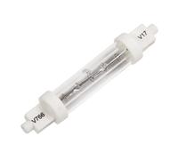 Jacketed Infrared Quartz Bulb R7 118mm 200W