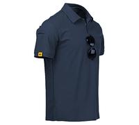 JACKETOWN Men Polo Shirt Short Sleeve Breathable Tennis Shirt Summer Tshirts Men Button Front Polo Shirts for Men Adult Casual Sport Shirt Basic Regular-Fit Golf Shirt