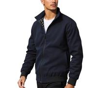 Jackets For Men Uk Zip Up Slim-Fit Men'S Coats Solid Color Outdoor Autumn Winter Jacket Warm And Windproof Druable Work Wear Coats Comfortable Assault Suit Daily Versatile Activewear Jacket