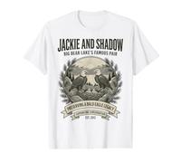 Jackie and Shadow Bald Eagle Family Nature Value Graphic T-Shirt