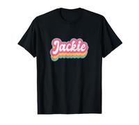 Jackie First Name Girls Vintage 70s 80s Personalised Value Graphic T-Shirt