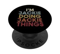 Jackie Name Jackie Personalized Name First Given PopSockets Adhesive PopGrip