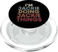 Jackie Name Jackie Personalized Name First Given PopSockets PopGrip for MagSafe