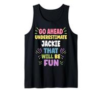 Jackie Personalized Women's Gift Custom Jackie Tank Top