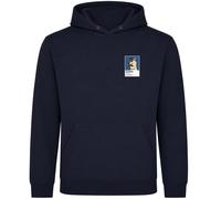 Jackie Robinson Dodgers Baseball Icon Frame Men's Hoodie - Navy / 2XL