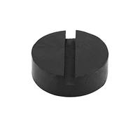 Jacking Pad, Dioche Rubber Black Car Universal Slotted Frame Rail Floor Jack Pads Jacking Rubber Pad Adapter