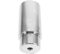 Jacking Puck 13mm Slotted Alloy Steel Jack Lift Pad for Vehicles | 50mm Plug Hole, Compact Silver Adapter, Extra Lift Height, Improved Stability, for Car Lifts and Jack Use