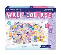 jackinthebox DIY Wall Collage Kit with Glitter Crafts, 1350 PCS, Aesthetic Wall Decor for Teen & Tween Girls, Great for 11 12 13 14 15 Year Old Girls.