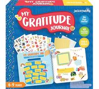 jackinthebox My Gratitude Journal Kids Ages 6-9, has 305 pcs, Great Gratitude Journal for Kid, Includes 48 Fun Gratitude Activities, Perfect Journalling Gifts for 6 7 8 9 Year Old Girls and Boys