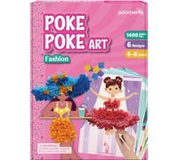 jackinthebox Poke Poke Art for Kids - Unicorns, Mermaids, Princess, Cupcakes, Mess-Free Sewing Art for Children, Toys for Girls and Boys Ages 4 5 6 7 8, Great Gift for Children, DIY Creative Activity