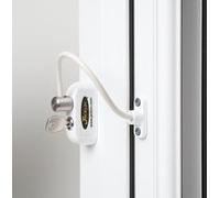 JACKLOC Cable Window Restrictor - Child Safe Lock White