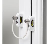 Jackloc Pro-5 Duo Key Lockable Window Safety Lock White by Ironmongery World