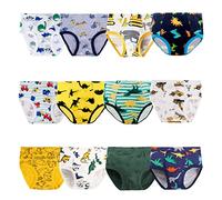 JackLoveBriefs Boys' Briefs Dinosaur Truck toddler underwear boys(Pack of 12,9-10 years, MULTICOLOR,Size:150)
