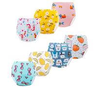 JackLoveBriefs Potty Training Pants for Boys Girls 7-Pack Cotton Underwear for Toddlers 2T-3T(Size:S, Multicolor)