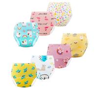 JackLoveBriefs Potty Training Pants for Boys Girls 7-Pack Cotton Underwear for Toddlers 2T-3T(Size:S, Multicolor)