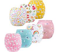JackLoveBriefs Potty Training Pants for Girls, Learning Designs Training Underwear Pants 3-4T, 7 Packs