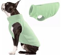 JACKO & CO - Fleece Vest Dog Sweater with Leash Ring - Soft, Warm & Lightweight Pullover Coat for Small & Medium Dogs, Puppies & Cats - Cozy Fall/Winter/Spring Pet Jacket (Mint Green, M (2.7-4.5 kg)