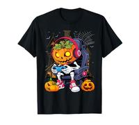 JackoLantern Pumpkin Gamer Halloween Scary Gaming Costume T-Shirt