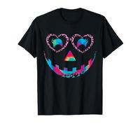 JackoLantern with Leopard Glasses Tie Dye Halloween Costume T-Shirt