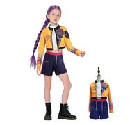 Jackolume Kpop Demon Rumi Cosplay Costume for Kids, Hunters Pop Singers Rumi Idol Stage Role Play Outfits Halloween Dress Up for Women Girls