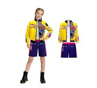 Jackolume Kpop Demon Rumi Cosplay Costume for Kids, Hunters Pop Singers Rumi Idol Stage Role Play Outfits Halloween Dress Up for Women Girls