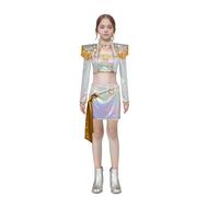 Jackolume Kpop Super Star Mira Cosplay Costume for Adults, Kpop Hunters Costume Mira Dancer Idol Stage Outfits Halloween Cosplay Full Set with Accessories for Women