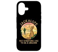Jackrabbit Everyone Has To Be A Unicorn Rainbow Jackalope Case for iPhone 17